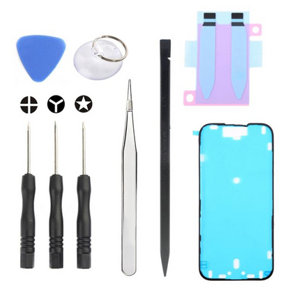 Jiafa JF-8162 Reparatieset voor het vervangen van de batterij van Apple iPhone 16, 9-in-1