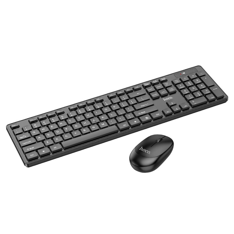 Draadloze Toetsenbord en Muis Set HOCO GM17, Zwart