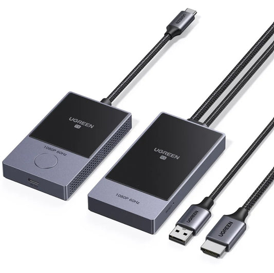 UGREEN CM737 Draadloze HDMI Extender, 1080P, Gri