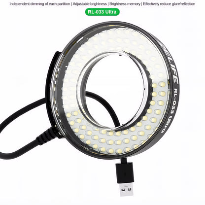 Relife RL-033 Ultra Lamp voor Microscoop, Zwart
