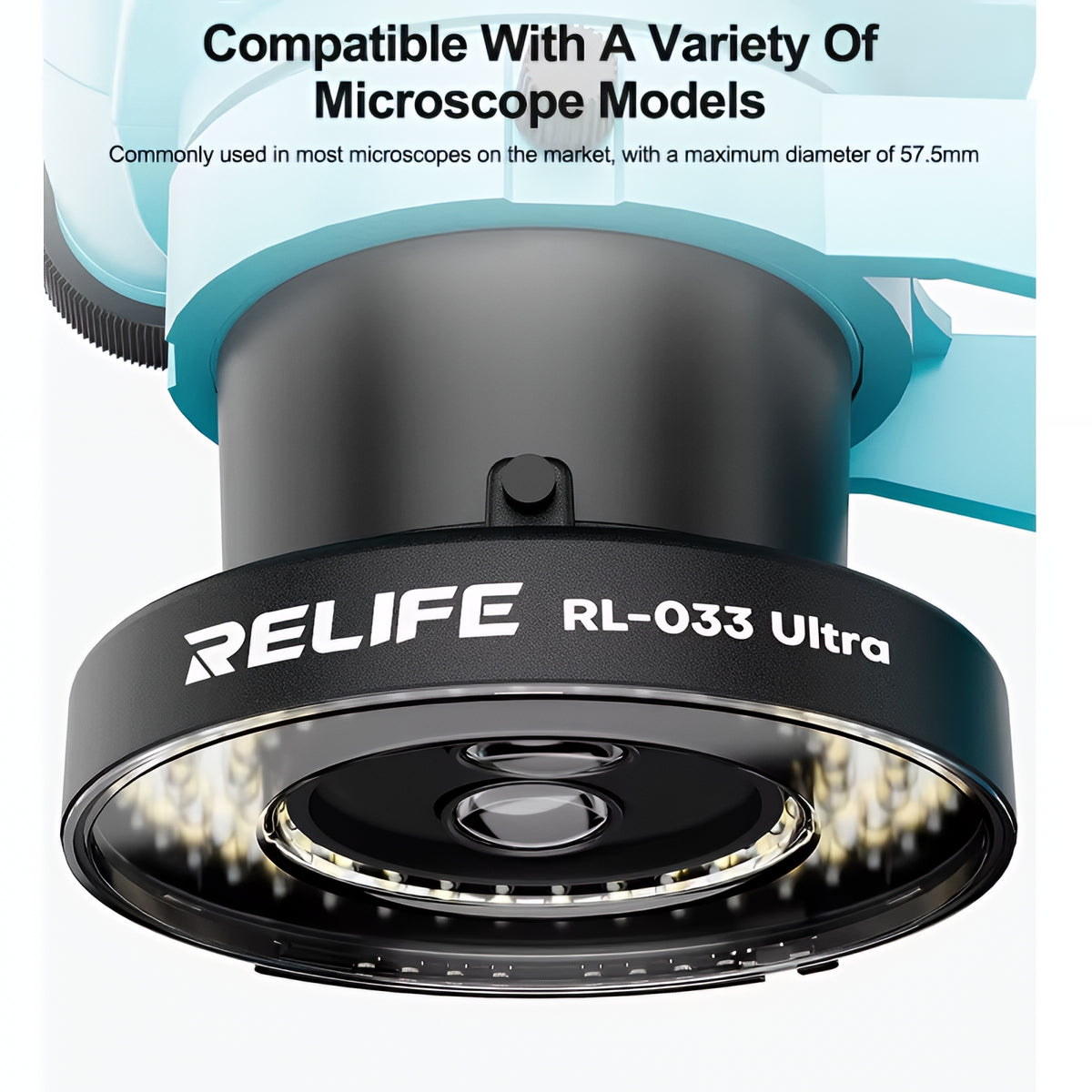 Relife RL-033 Ultra Lamp voor Microscoop, Zwart