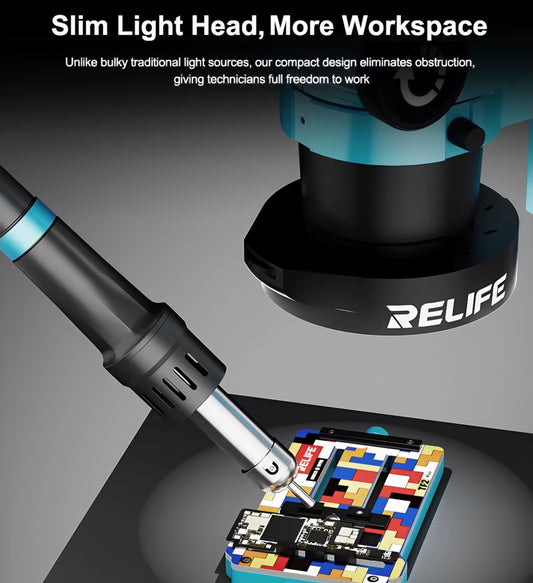 Relife RL-033E Microscooplamp, Zwart