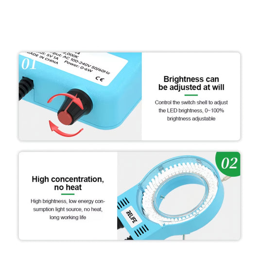Relife RL-033M Lamp voor Microscoop, Grijs