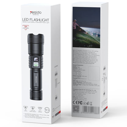LED Zaklamp Yesido TC11, 190lm