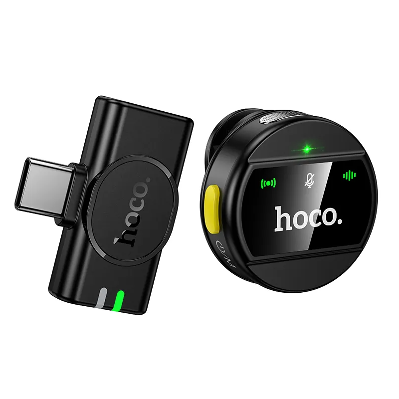 Lavalier HOCO L21, USB-C, Zwart