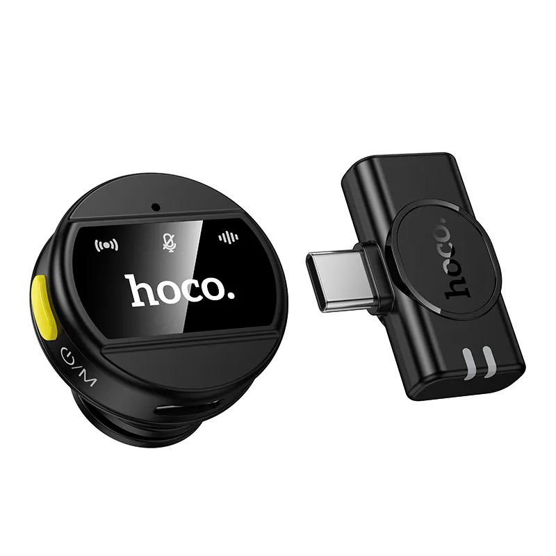 Lavalier HOCO L21, USB-C, Zwart
