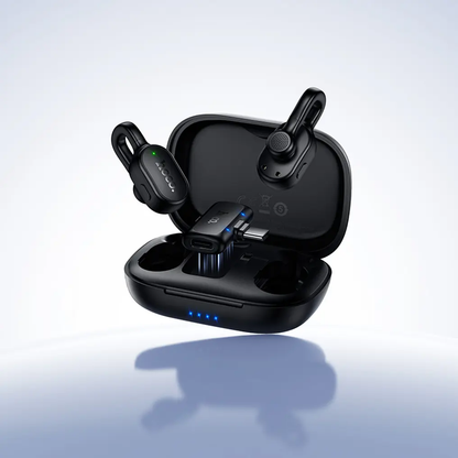 Lavaliermicrofoon HOCO L27, USB-C, Set van 2 stuks, Zwart