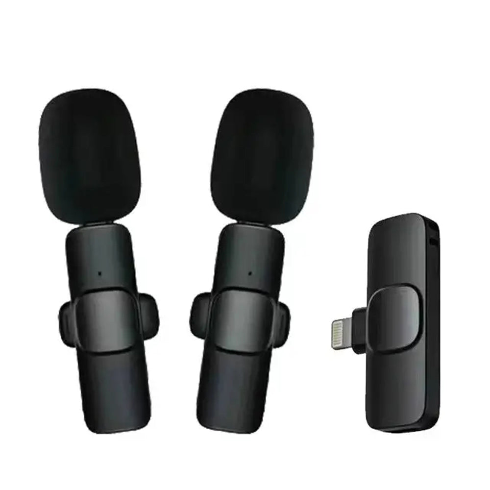 Techsuit Lavalier LW1, Lightning, Set van 2 stuks, Zwart