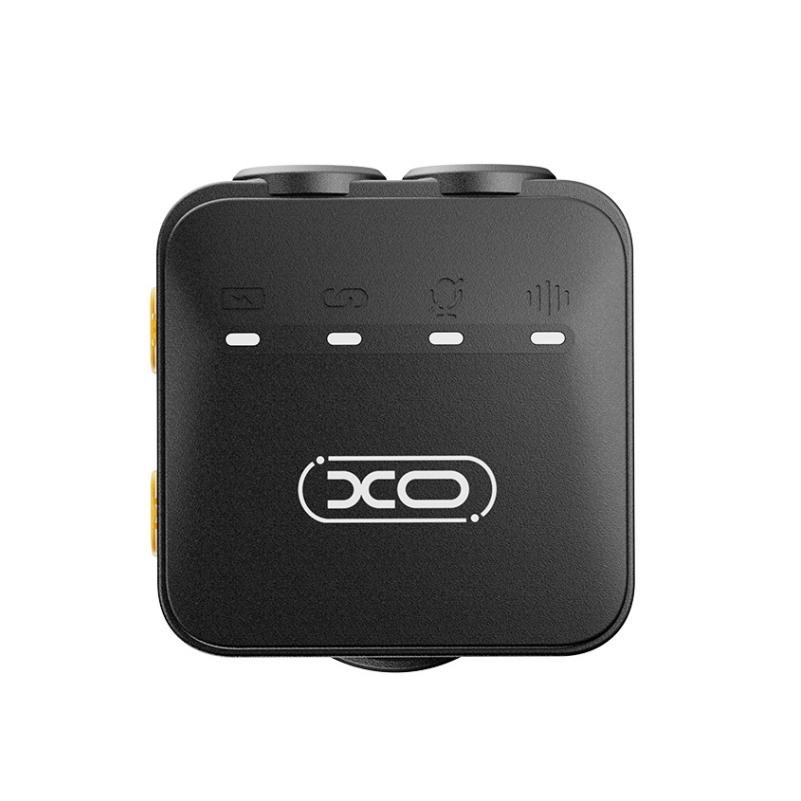 Lavalier XO Design MC15 Dual, USB-C / Lightning, Set van 2 stuks, Zwart
