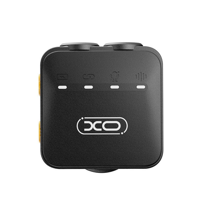 Lavalier XO Design MC15 Dual, USB-C / Lightning, Set van 2 stuks, Zwart