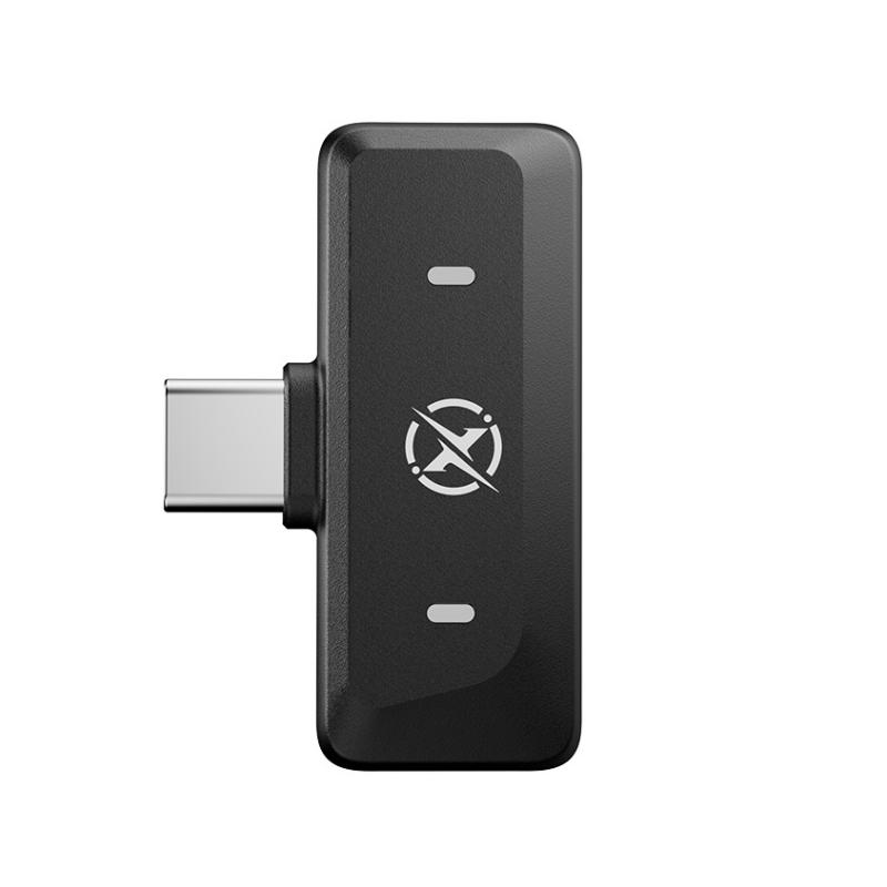 Lavalier XO Design MC15 Dual, USB-C / Lightning, Set van 2 stuks, Zwart