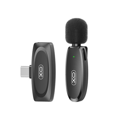 Lavaliermicrofoon XO Design MKF08A, USB-C, Zwart