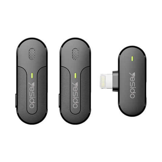 Yesido KR16 Lavalier, Lightning, Set of 2 pieces, Black