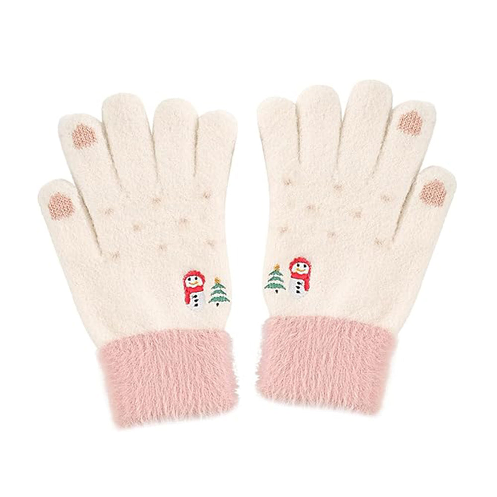 Dames Winter Touchscreen Handschoenen Techsuit ST0011, Maat 17cm, Wit