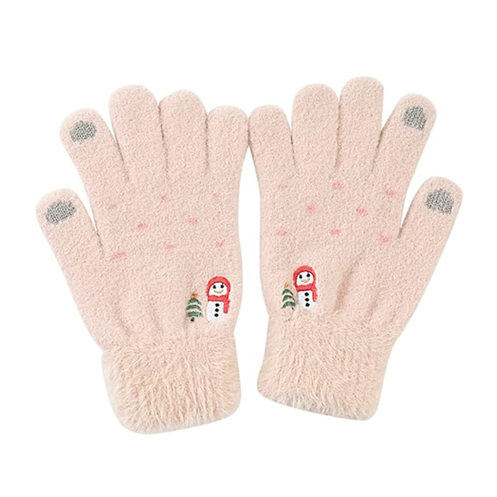 Dames Touchscreen Winterhandschoenen Techsuit ST0011, Maat 17cm, Beige
