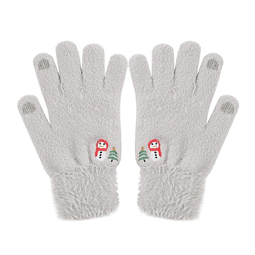 Dames Winter Touchscreen Handschoenen Techsuit ST0011, Maat 17cm, Grijs