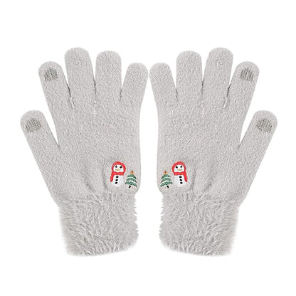 Dames Winter Touchscreen Handschoenen Techsuit ST0011, Maat 17cm, Grijs