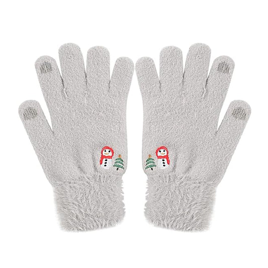 Dames Winter Touchscreen Handschoenen Techsuit ST0011, Maat 17cm, Grijs