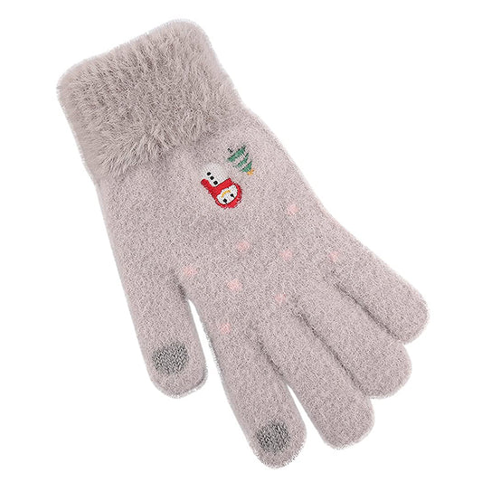 Dames Winter Touchscreen Handschoenen Techsuit ST0011, Maat 17cm, Grijs