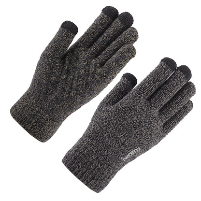 Touchscreen Winterhandschoenen Iwarm ST0005, Maat 21cm, Grijs