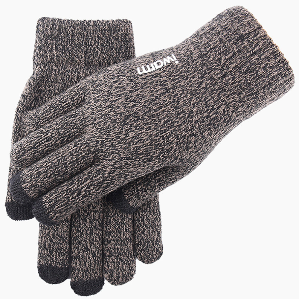 Touchscreen Winterhandschoenen Iwarm ST0005, Maat 21cm, Grijs