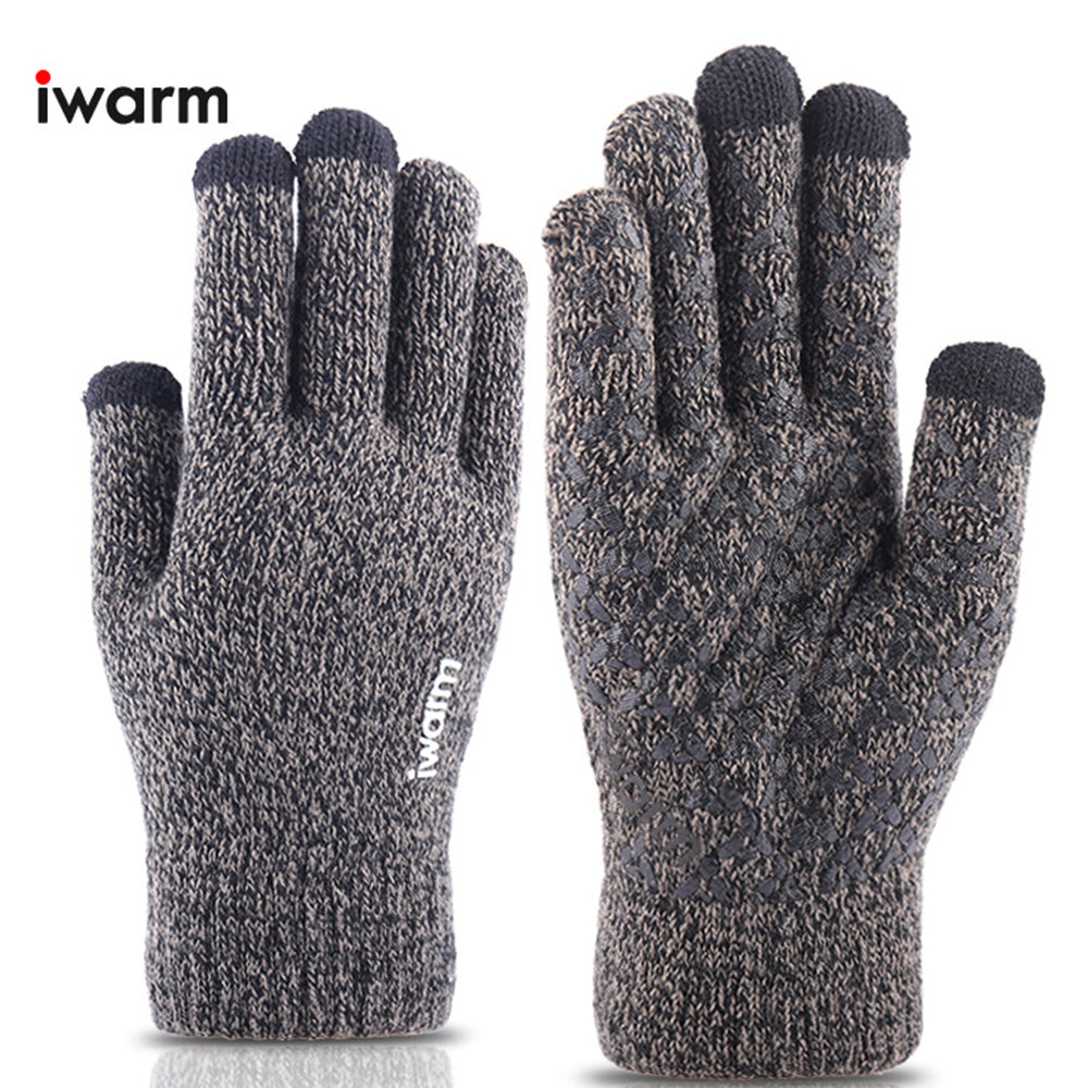 Touchscreen Winterhandschoenen Iwarm ST0005, Maat 21cm, Grijs