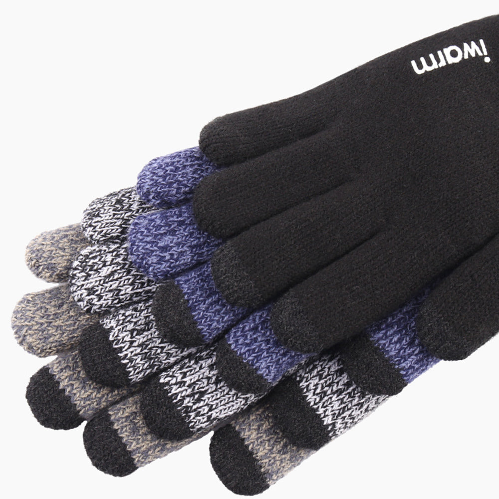 Touchscreen Winterhandschoenen Iwarm ST0005, Maat 21cm, Grijs