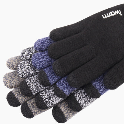 Touchscreen Winterhandschoenen Iwarm ST0005, Maat 21cm, Grijs