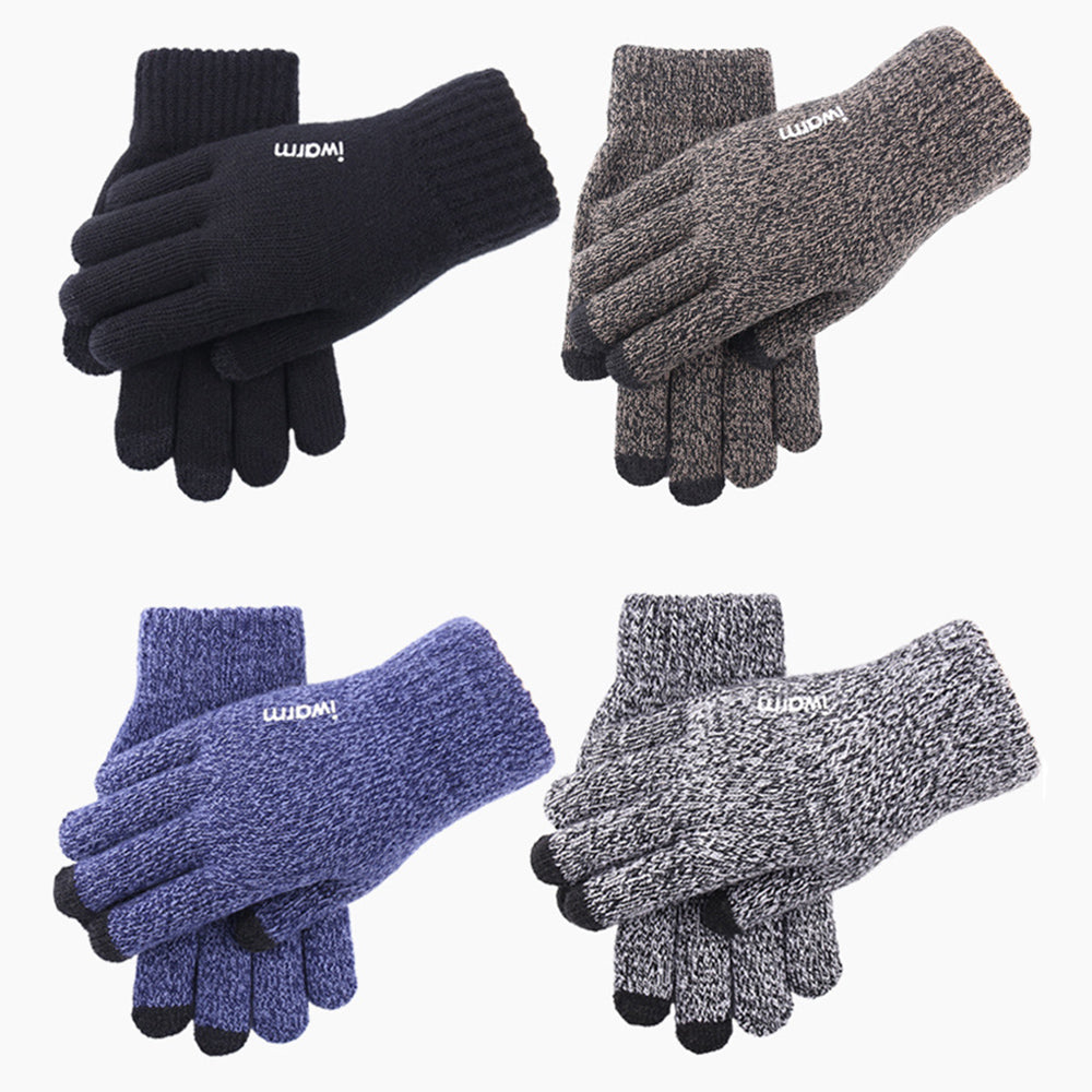 Touchscreen Winterhandschoenen Iwarm ST0005, Maat 21cm, Grijs