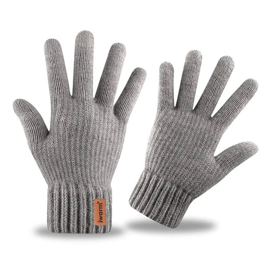 Iwarm ST0016 Touchscreen Winterhandschoenen, Maat 22cm, Grijs