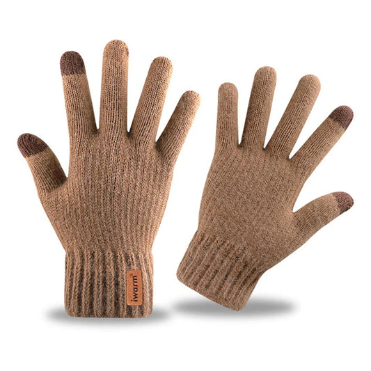 Winter Touchscreen Handschoenen Iwarm ST0016, Maat 22cm, Bruin