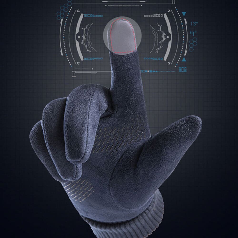 Unisex Touchscreen Winterhandschoenen Techsuit ST0009, Universele Maat, Blauw
