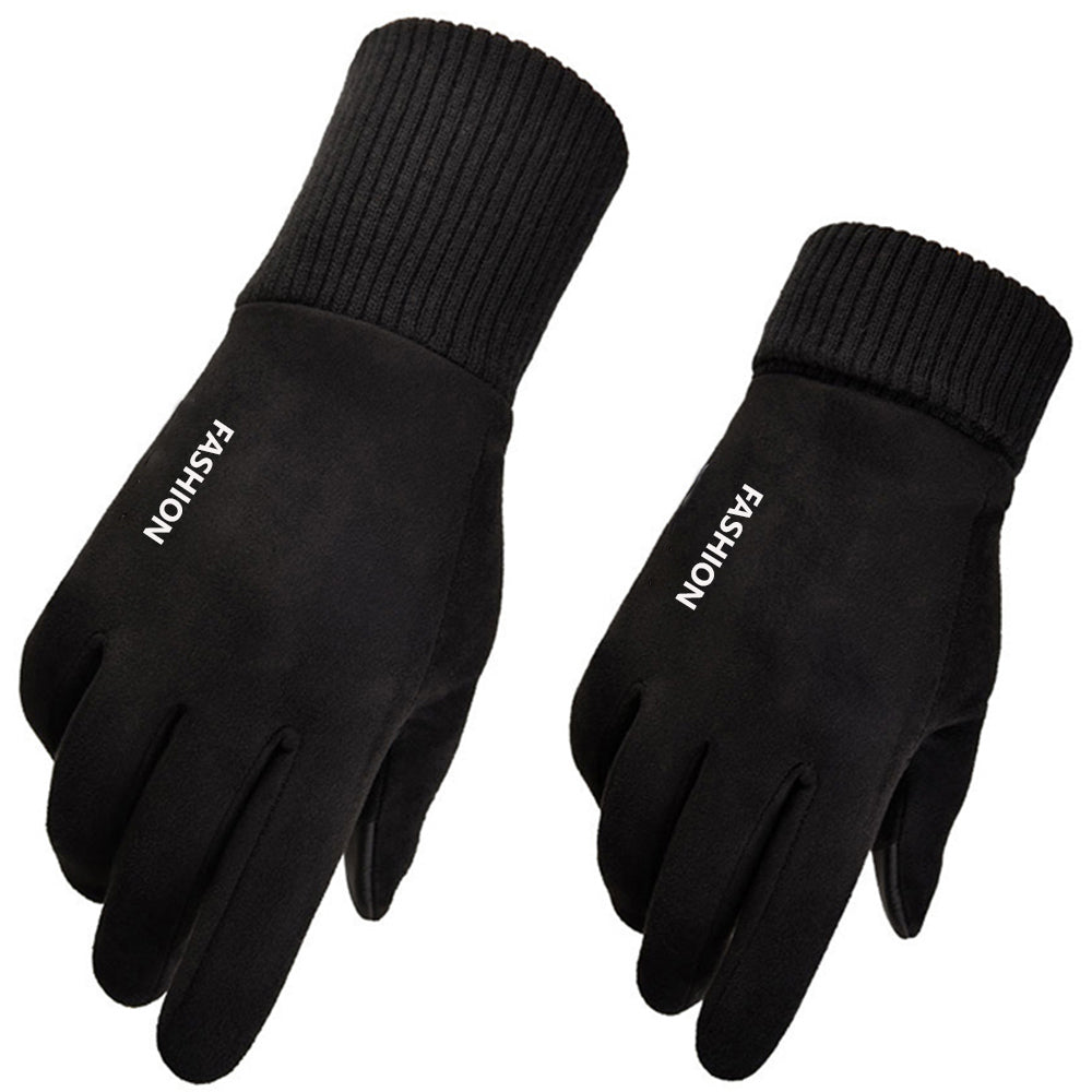 Unisex Touchscreen Winterhandschoenen Techsuit ST0010, Universele Maat, Zwart
