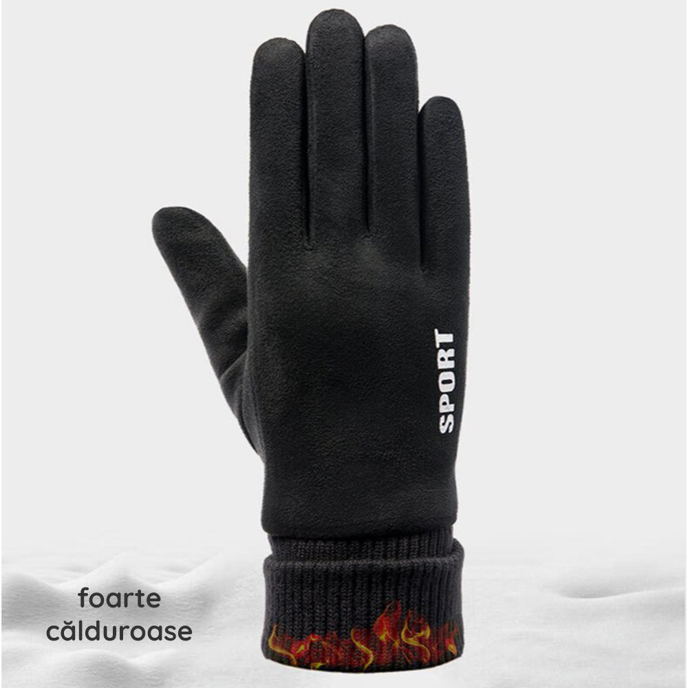 Unisex Touchscreen Winterhandschoenen Techsuit ST0010, Universele Maat, Zwart