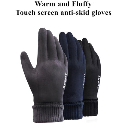 Unisex Touchscreen Winterhandschoenen Techsuit ST0010, Universele Maat, Zwart