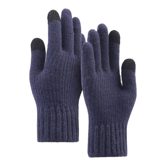 Unisex Touchscreen Winterhandschoenen Techsuit ST0012, Maat 22cm, Marineblauw