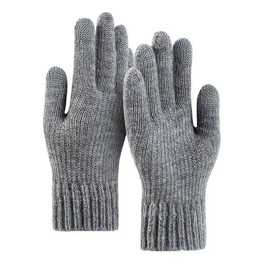 Unisex Touchscreen Winterhandschoenen Techsuit ST0012, Maat 22cm, Lichtgrijs