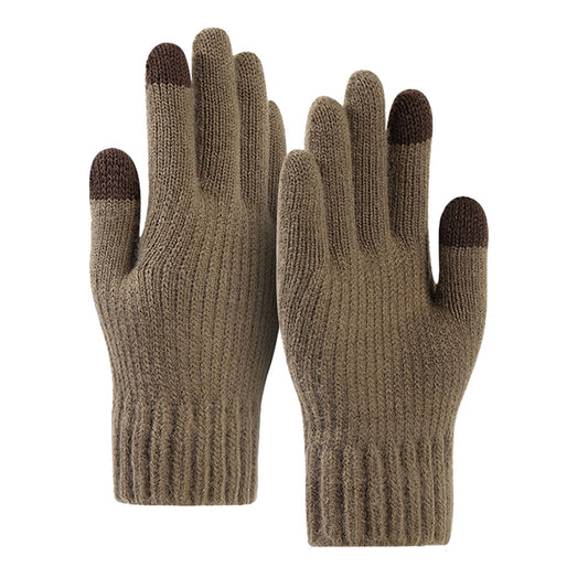 Unisex Touchscreen Winterhandschoenen Techsuit ST0012, Maat 22cm, Bruin