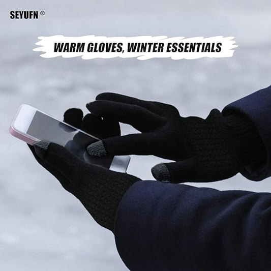 Unisex Touchscreen Winterhandschoenen Techsuit ST0012, Maat 22cm, Bruin