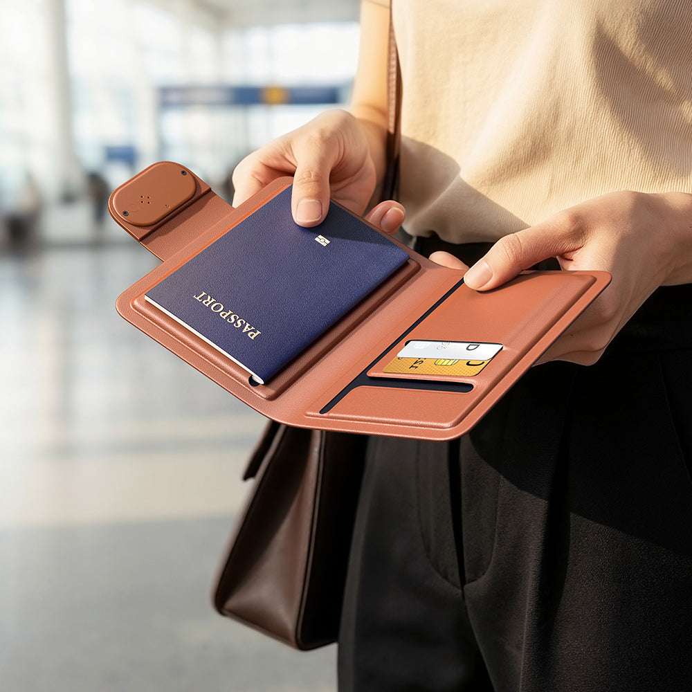 Mcdodo SmartTag Passport Napa Pro AT-4180 voor iOS Series, Zwart