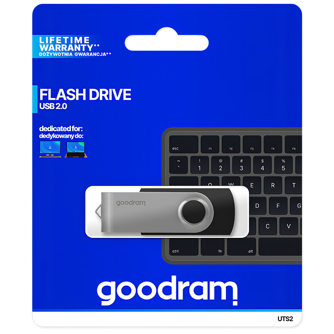 Externe USB-A Geheugen GoodRam UTS2, 128Gb UTS2-1280K0R11