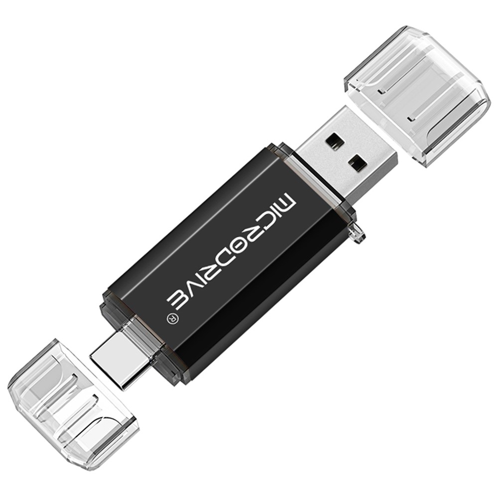 Externe USB-A / USB-C MicroDrive Geheugen, 64Gb