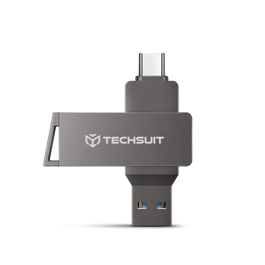 Externe geheugen USB-A 3.0 / USB-C Techsuit THSM20, 128Gb