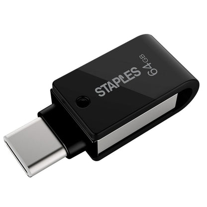 Externe Geheugen USB-A 3.1 / USB-C Staples K23, 64Gb EKMMD64GK233CST