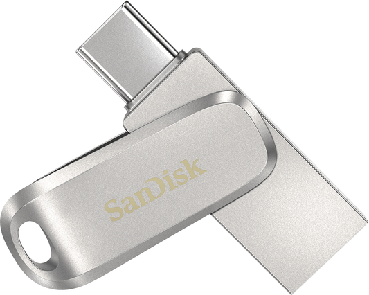 Externe geheugen USB-A 3.2 / USB-C SanDisk Ultra Luxe Dual Drive, 1TB SDDDC4-1T00-G46