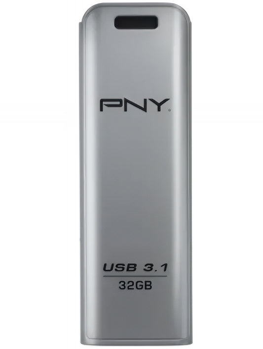 Externe USB-A 3.1 Geheugen PNY Elite Steel, 32Gb FD32GESTEEL31G-EF
