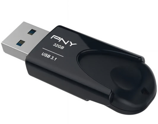 Externe USB-A 3.1 Geheugen PNY Attache 4, 32Gb FD32GATT431KK-EF
