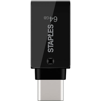Externe Geheugen USB-A 3.1 / USB-C Staples K23, 64Gb EKMMD64GK233CST