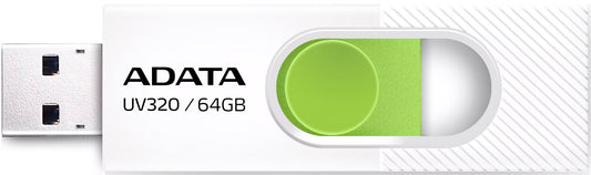 Externe USB-A 3.2 Adata UV320 Geheugen, 64Gb AUV320-64G-RWHGN