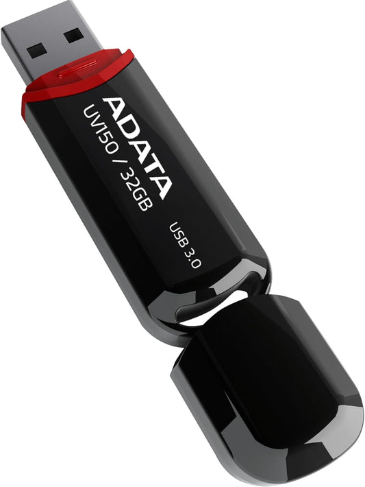 Externe USB-A 3.2 Geheugen Adata UV150, 32Gb AUV150-32G-RBK